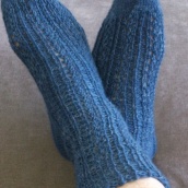 blue lace socks