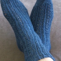 blue lace socks